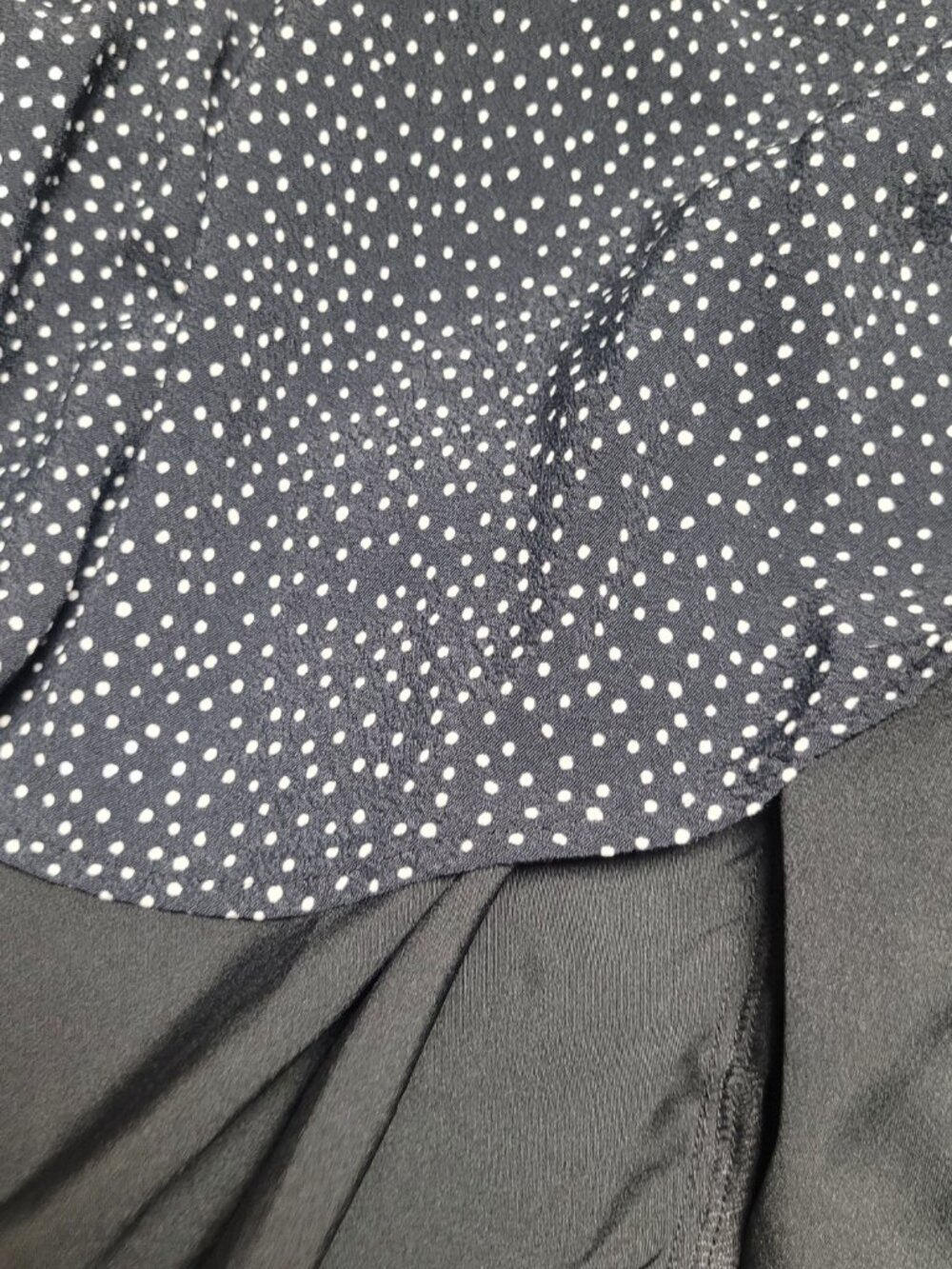 American Eagle XLT Black Polka Dot Skirt Flowy Mini Casual Cottagecore Country - Picture 8 of 8